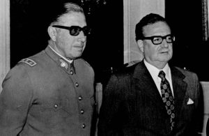 Il Gen. Augusto Pinochet e Salvador Allende